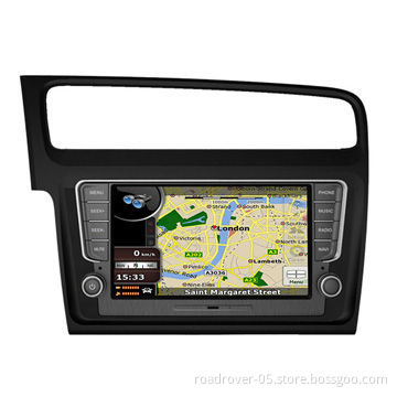 In-dash DVD Player for Volkswagen Golf 7, Supports 3D Hardware